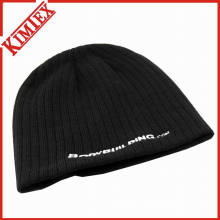 100% Acrylic Knitted Broderie Promotion Skull Cap